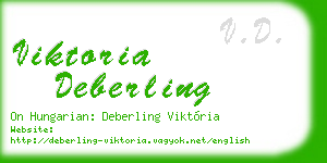 viktoria deberling business card